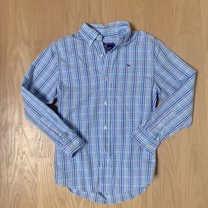 Boys Vineyard Vines Long Sleeve button down shirt